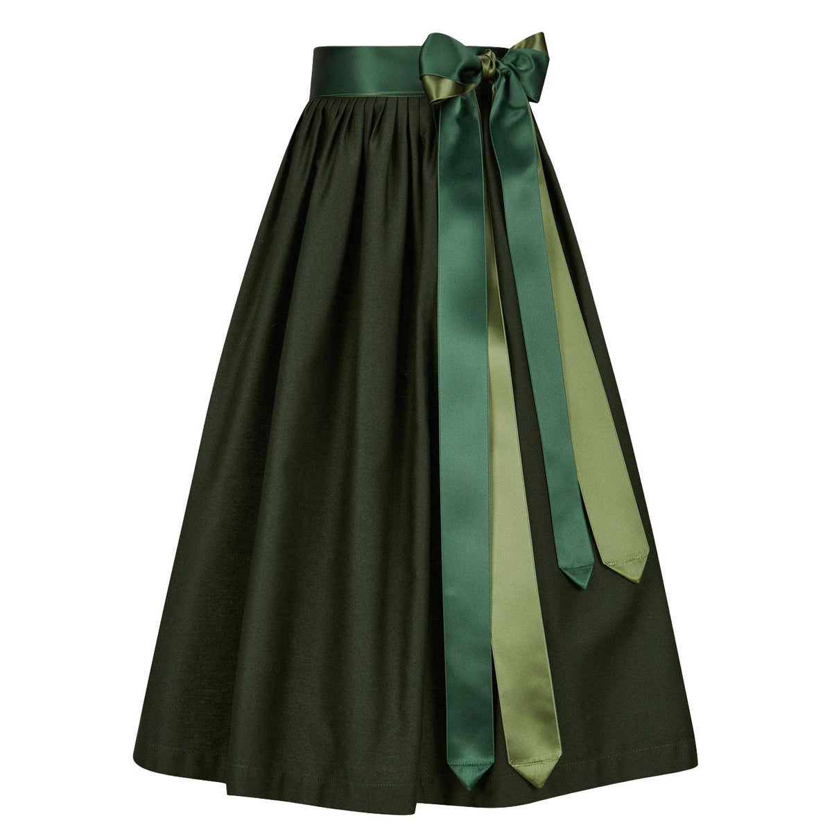 Baumwollschürze Grün (lang)