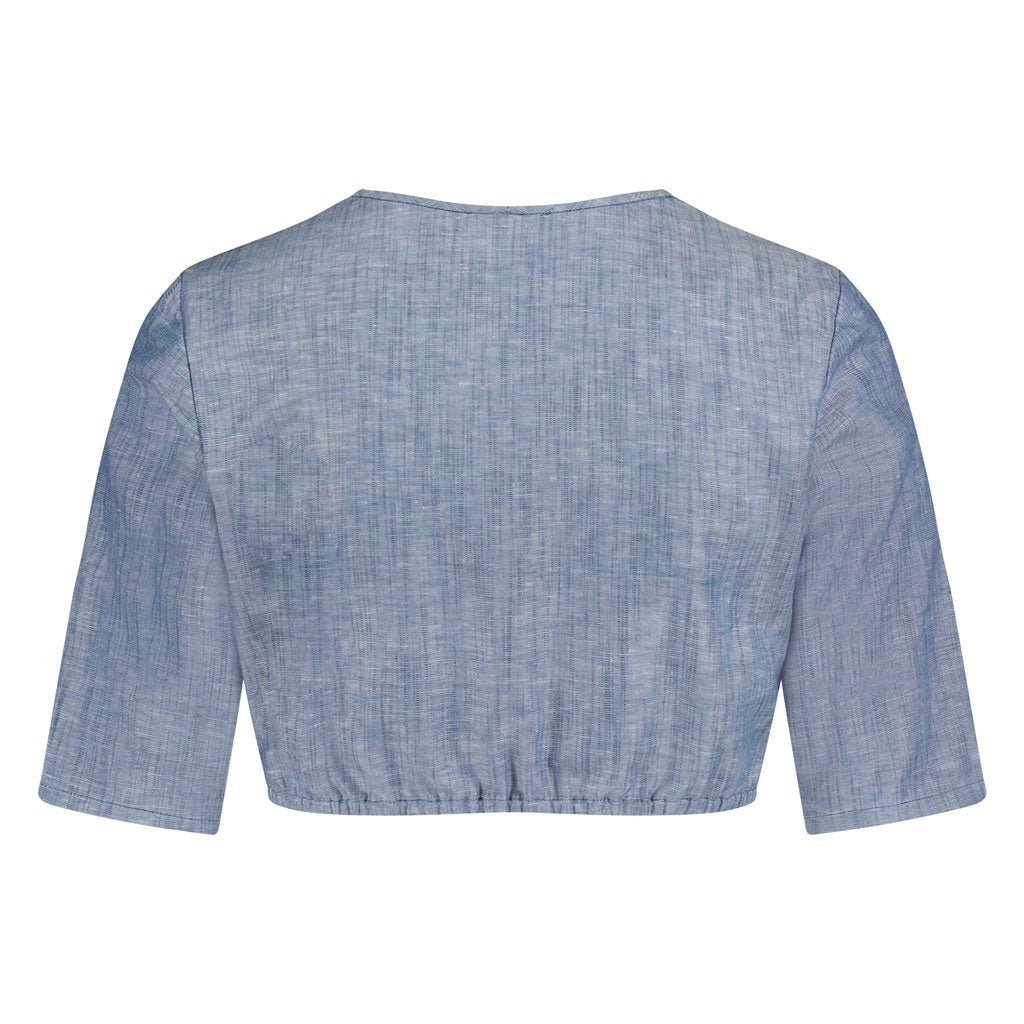 Bluse Laura Blau - Amsel Fashion