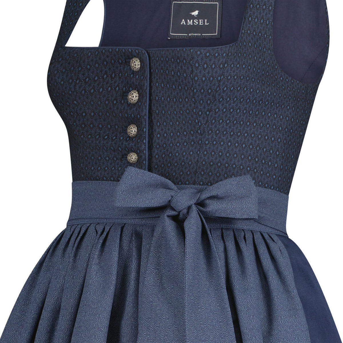 Dirndl Madita Blau (lang) - Amsel Fashion