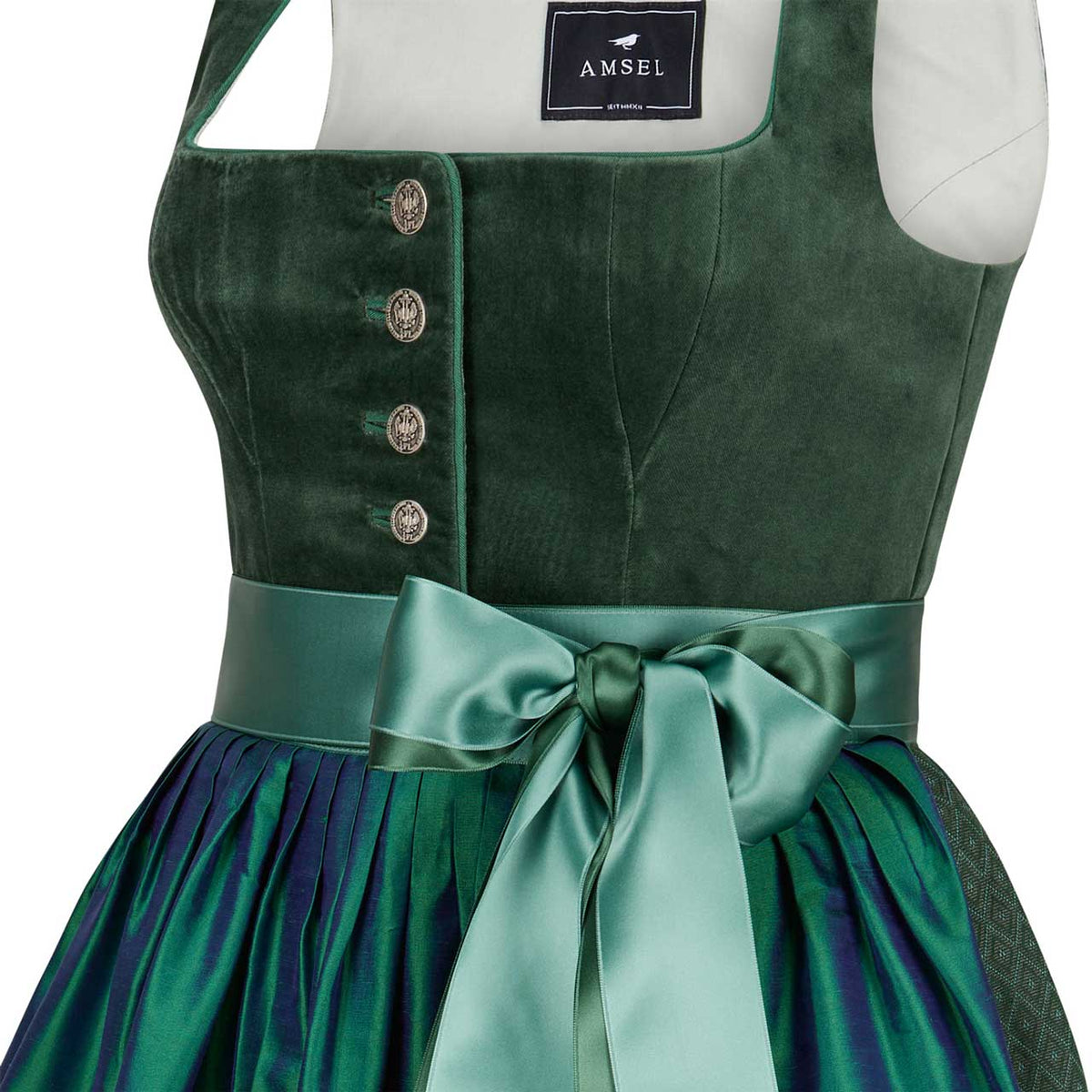 Samtdirndl Lisa Grün - Amsel Fashion
