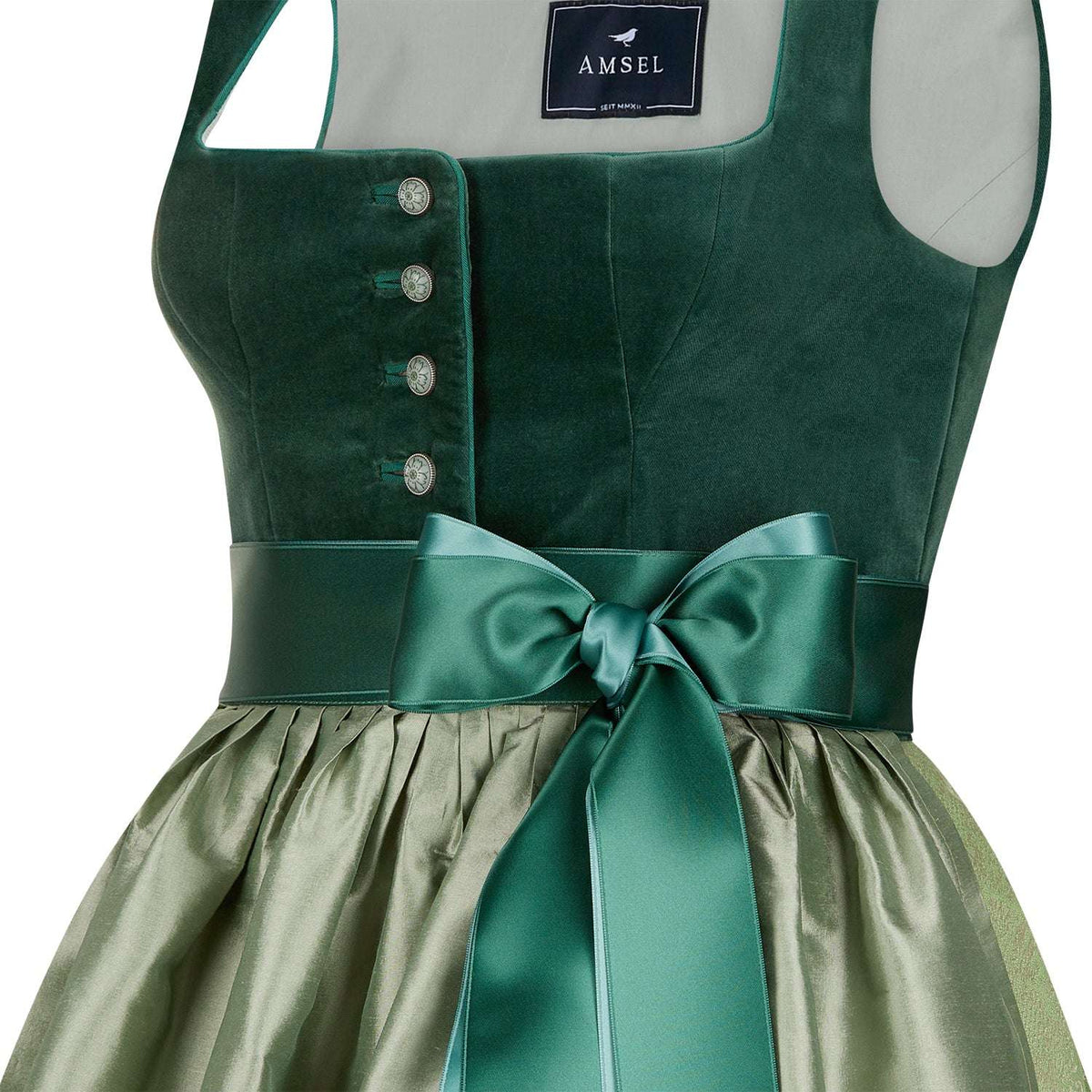Samtdirndl Mara Mint - Amsel Fashion