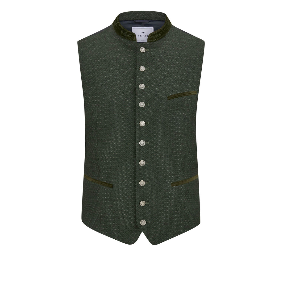Trachtenweste Gustav Oliv - Amsel Fashion