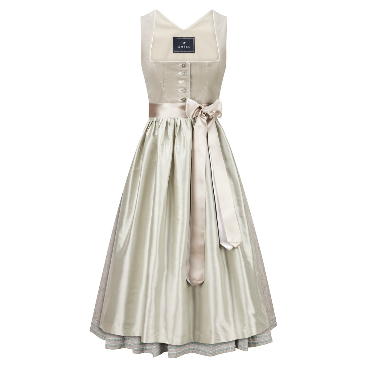 Hochzeitsdirndl Johanna Ecru (lang)