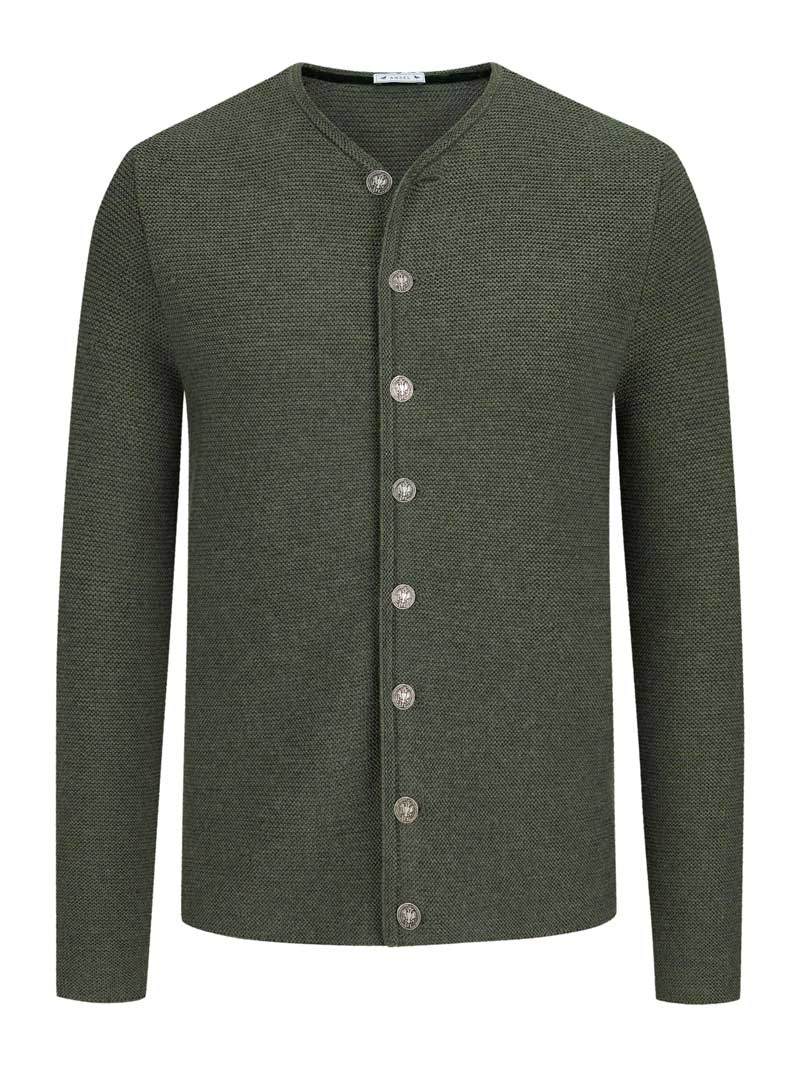 Strickjacke Luitpold Oliv